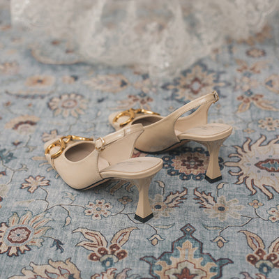 Word Head Back Empty Single Shoes