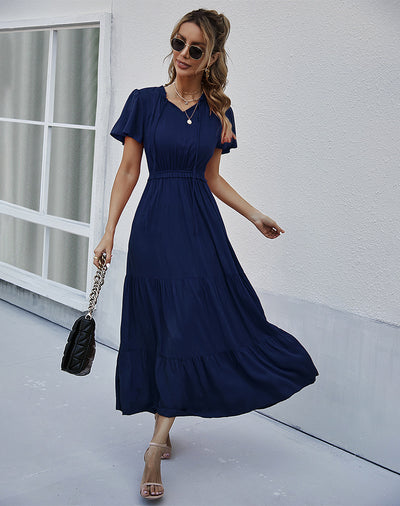 Summer Big Swing Holiday Style Long Dress