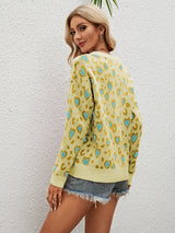 Loose Pullover Little Heart Sweater