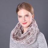 Women Rex Fur Scarf Ladies Fur Scarf
