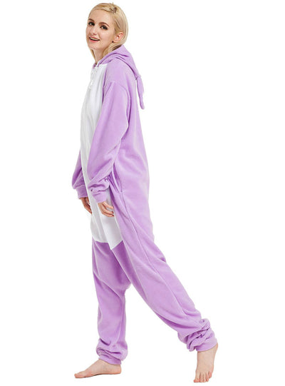 Purple Rabbit Onesie Kigurumi Cartoon Animal Pajama 