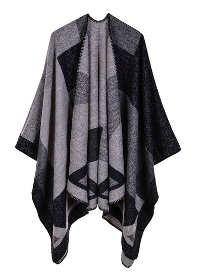 Diamond Mud Dots Gradually Cashmere Jacquard Shawl