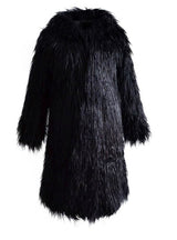 Fluffy Faux Fur Coat Women Winter Thick Warm