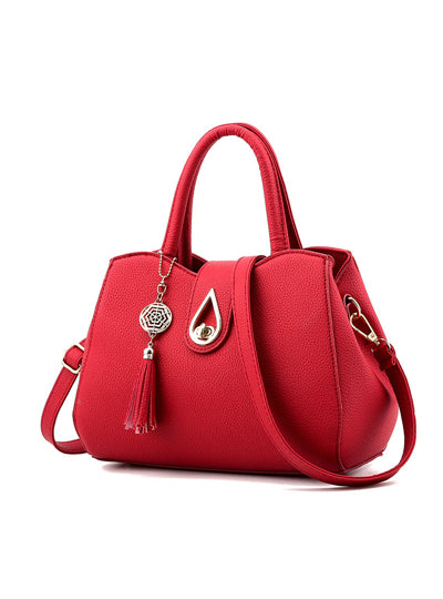 PU Leather Totes Bags Brief Women Shoulder Bag