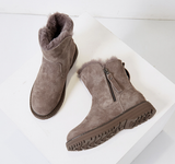 Warm Snow Short Cotton Zipper Martin Boots