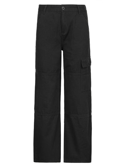 High Waist Straight Casual Jeans