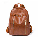 Soft PU Outdoor Travel Bag Small Backpack