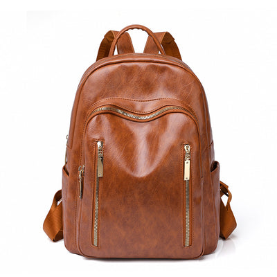 Soft PU Outdoor Travel Bag Small Backpack