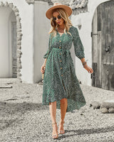 Women Long Casual Button Dress