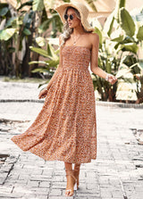 Bohemia Tube Top Floral Dress