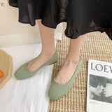 Soft-soled Knitted Singles Shoes
