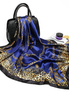 Scarf Women Brand Silk Scarfs Foulard Square 