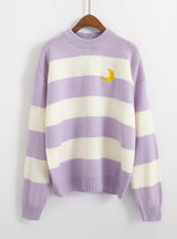 Women's Sweaters Kawaii Ulzzang College Candy Color