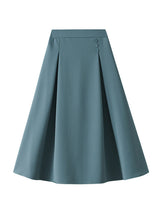Three-button Temperament A Skirt