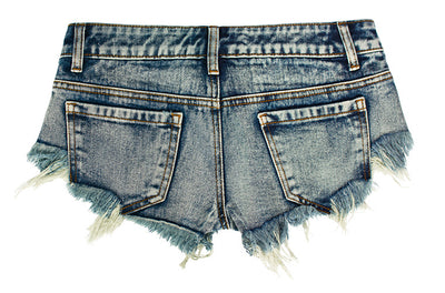 Summer Beach Shorts Low Waist Jeans