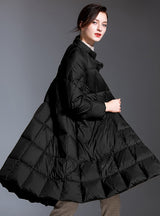 Small Necktie Scarf Down Jacket