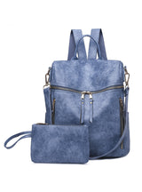 Women PU Retro Backpack Girl