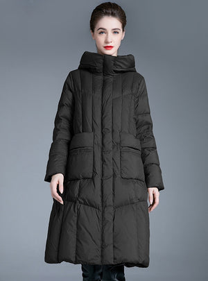 Hooded Slim Casual Fashion Warm Coat