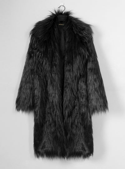Women's Suit Collar Coat Faux Fur Coat Coat