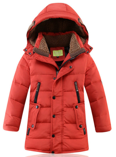 Children's Winter Jackets Duck Down Padded 