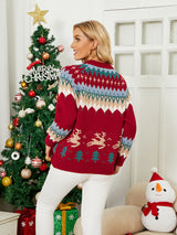 Women Christmas Day Deer Sweater