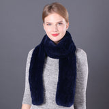 Women Rex Rabbit Fur Scarf