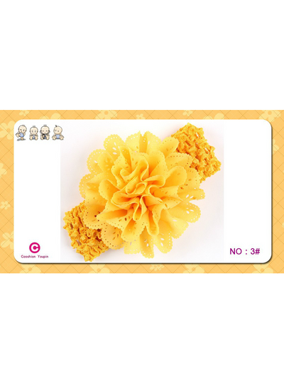 Flower Elasticity Width Elastic Hair Band Kids Flower