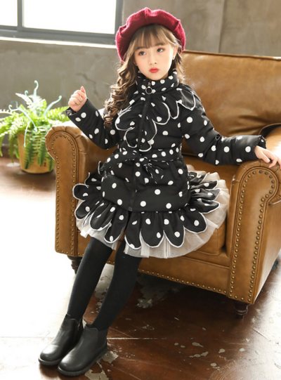 Wave Point Children's Padded Cotton-Padded Jacket