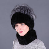 Thickened Rabbit Fur Hats Female