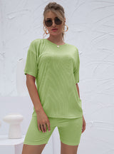 Home Leisure Suit Loose Solid Color Sports Suit