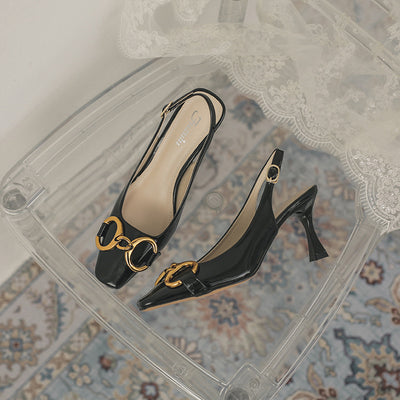 Word Head Back Empty Single Shoes