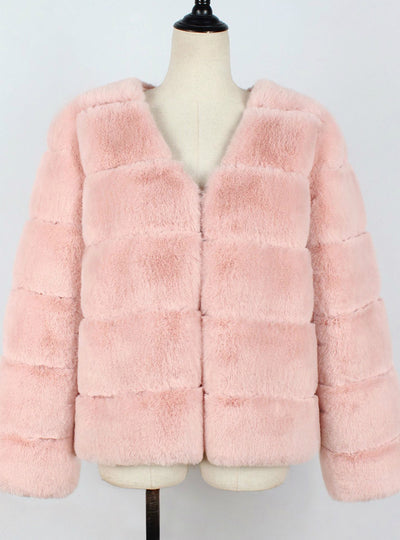 Fur Rabbit Fur Coat With Short Fur Coat In Cross Ditch