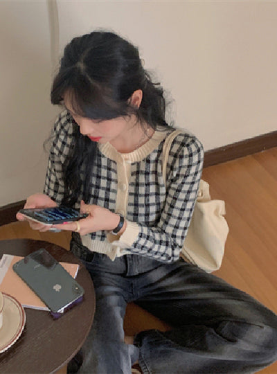 Women Short Slim Cardigans Sweet