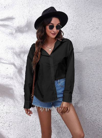 Open-back Long Sleeve Shirt