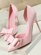 Women Pumps High Heels Shoes Sweet Shoes 