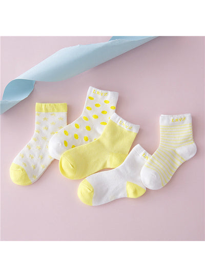 Children Socks Kids Socks Casual 5pairs/lot