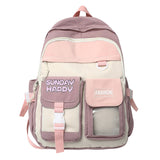 High-capacity Nylon Backpack for Girls