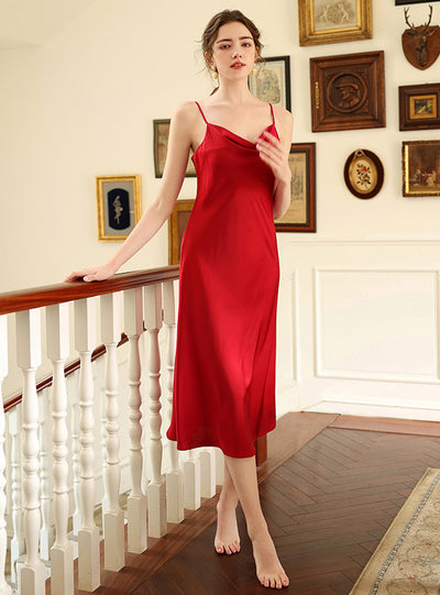 Silk Ribbon Silk Satin Dress