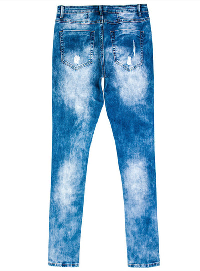Women Stretch holes Jeans Pant