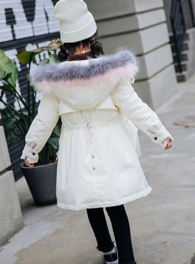 Children Down Coat Outerwear Overcoat Parkas Hooded