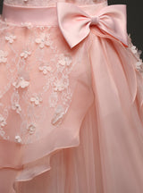 Princess Wedding Bridesmaid Long Flower Girl Dress