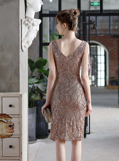 Magic Beads Short Party Dress