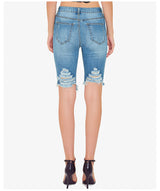 Three-dimensional Embroidered Slim Stretch Jeans