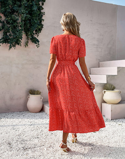 Summer Bohemian Print Dress