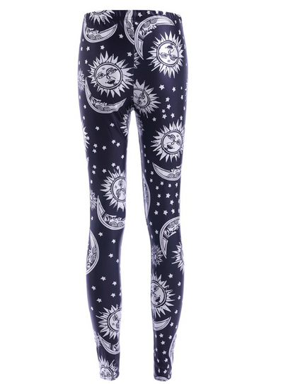 Black And White Sun Moon Prints Suitable 