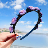 Cute Flower Hair Band for Girls Child Hair Clip