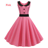 Retro Print Vintage Dress