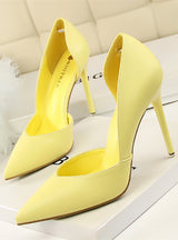 Ultra-high Heel Shallow Mouth Pointed Shoes