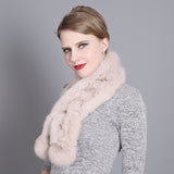 Women's Rabbit Fur Warm Scarf