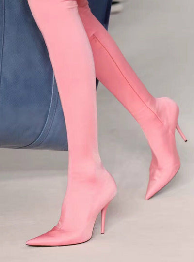 Elastic Over The Knee Sky Slim High Heels
